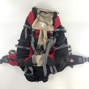 Osprey Hiking Backpack Large Black Red Outdoor Climbing Travel Camping